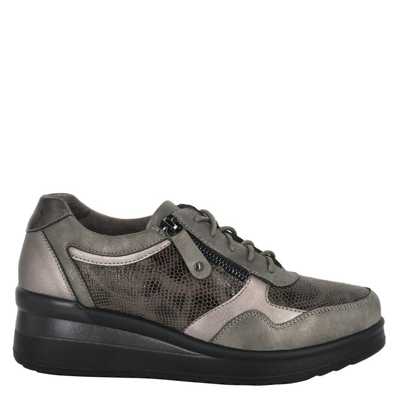 ALQUIMIA - Zapatilla Mujer Taupe Aurora Alquimia
