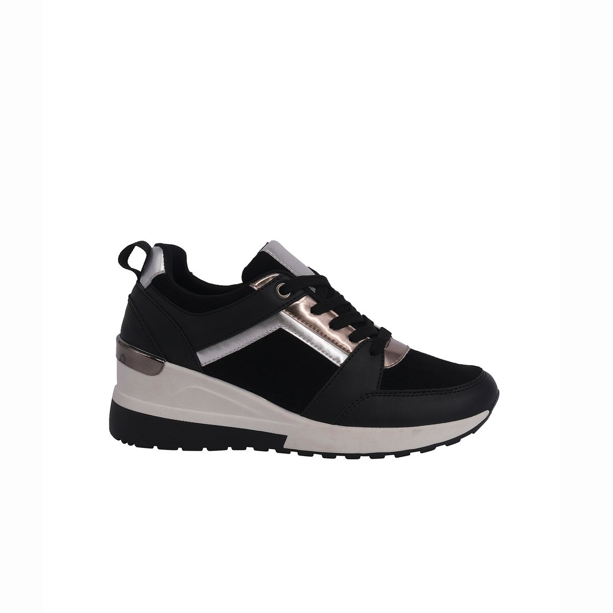 ALQUIMIA - Zapatilla Mujer Negro Hasmal Alquimia