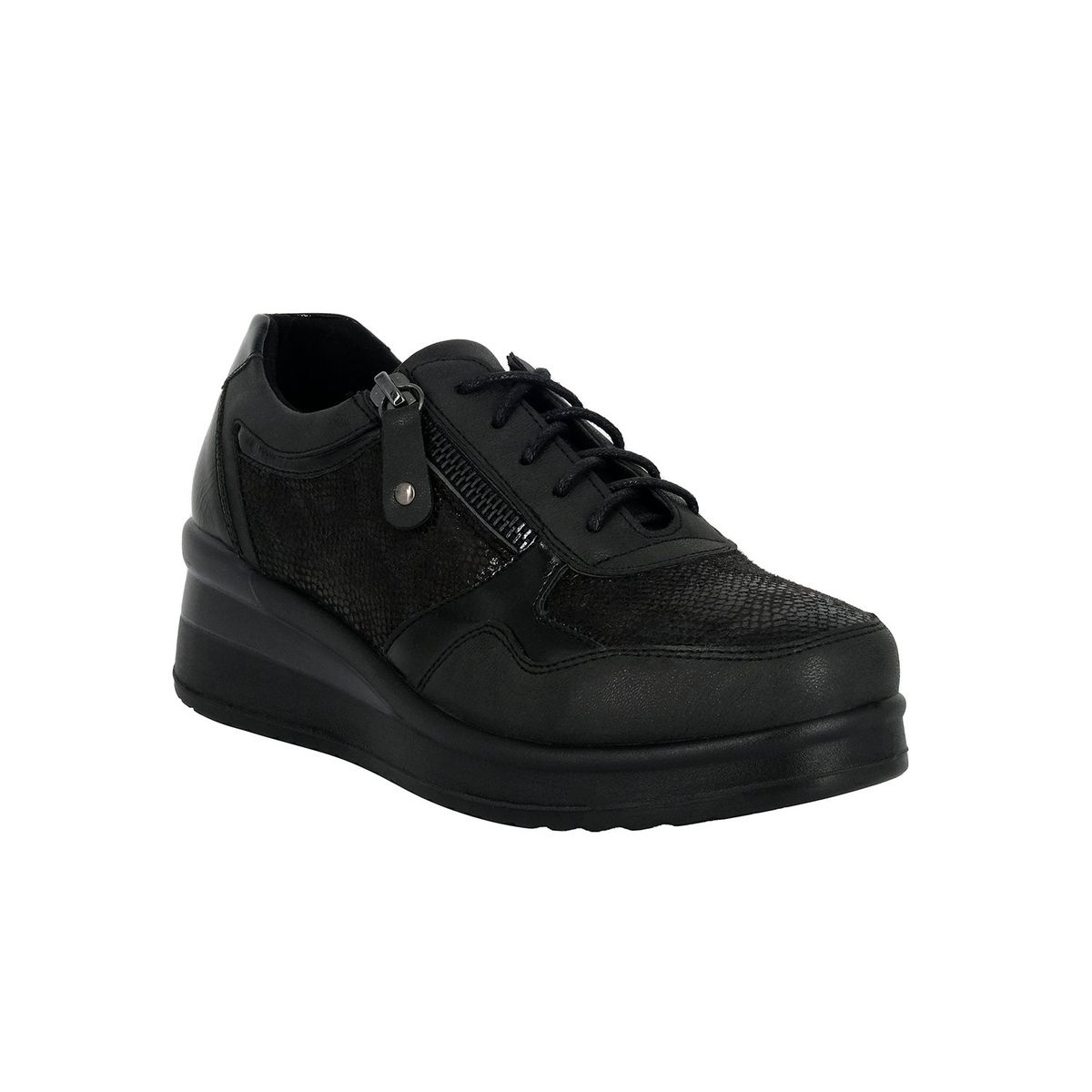 ALQUIMIA - Zapatilla Mujer Negro Aurora Alquimia