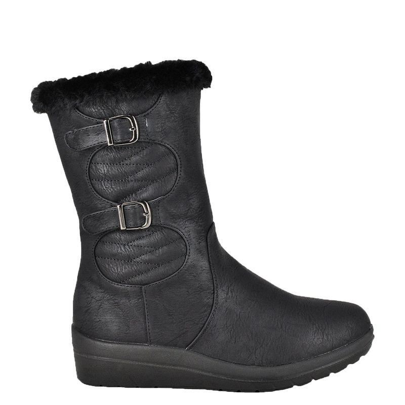 PASSER - Botin Mujer Negro Hualo Passer