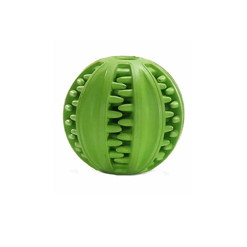 MASCAN - Pelota Con Dientes Para Perro Verde M Mascan