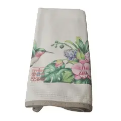 DCOBRE - 1 PAÑO DE LOZA POLYCOTTON GRUESO EN COBRE DISEÑO COLIBRI