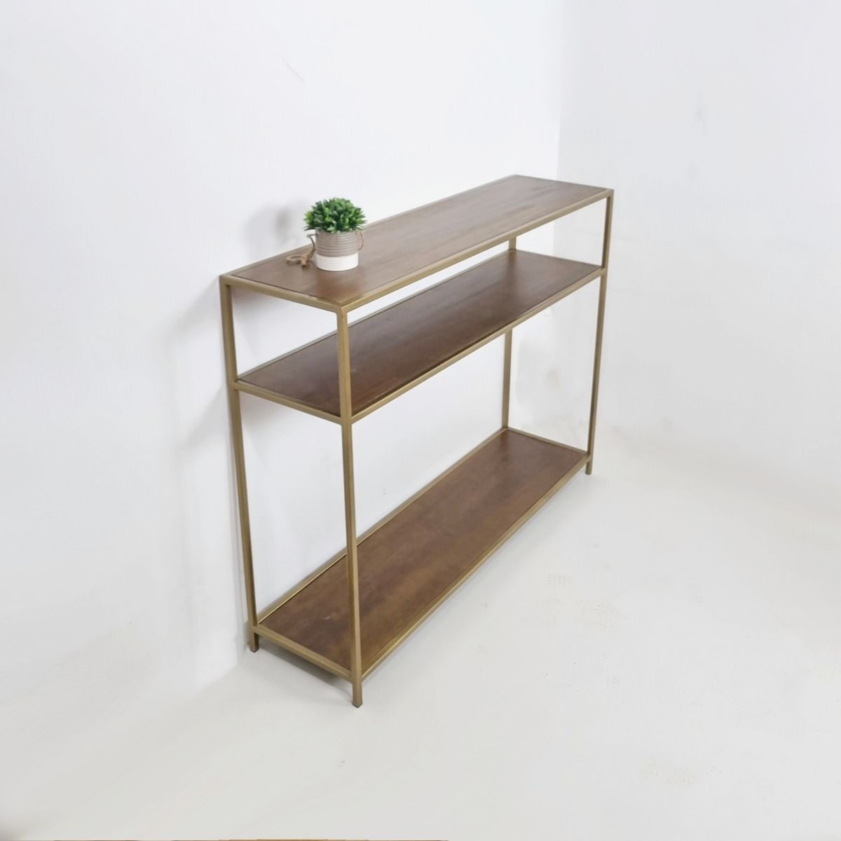 GENERICO - Arrimo AFM03 Dorado Fierro  Madera