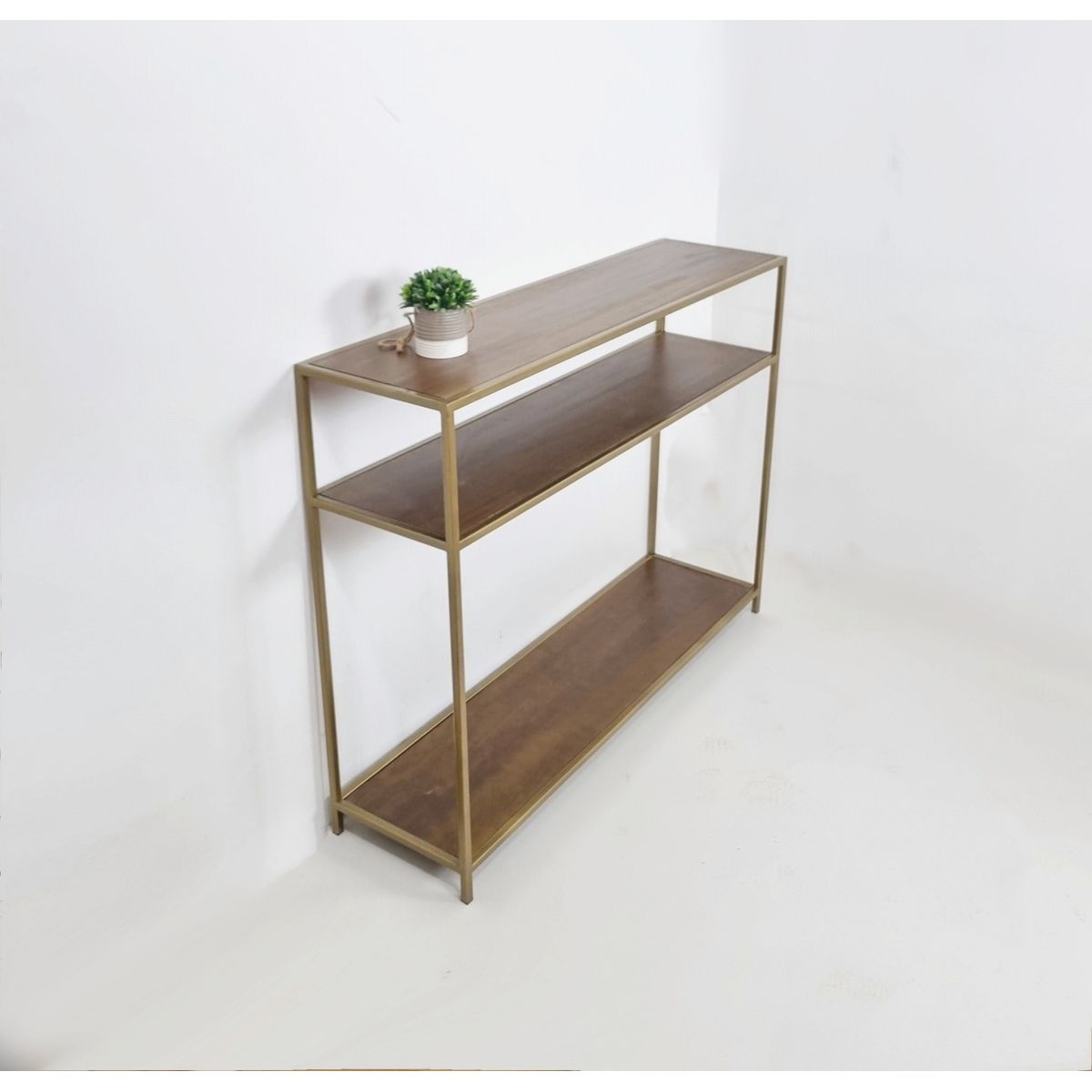 GENERICO - Arrimo AFM03 Dorado Fierro  Madera