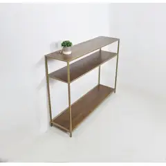 GENERICO - Arrimo AFM03 Dorado Fierro Madera