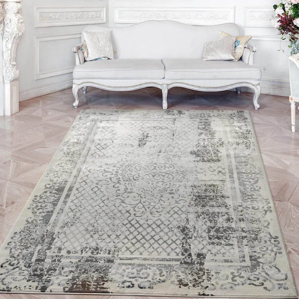 MODA ALFOMBRAS - Alfombra Babil Gris 160 x 230 cm