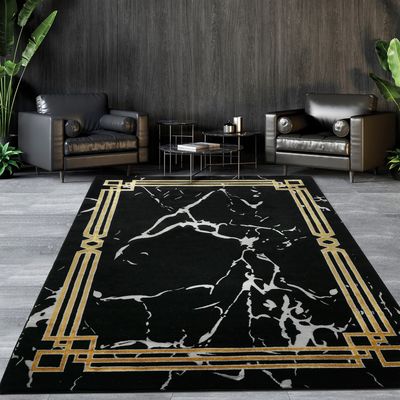 Imagen 2 del producto Alfombra Babil Negra 120 x 180 cm