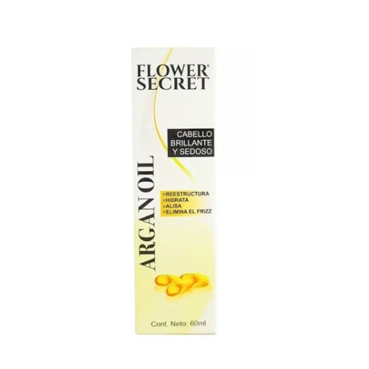 FLOWER SECRET - Aceite De Argan Hidratante Para Cabello Flower Secret 60ml