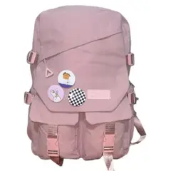 GENERICO - MOCHILA URBANA JUVENIL CON INSIGNIAS
