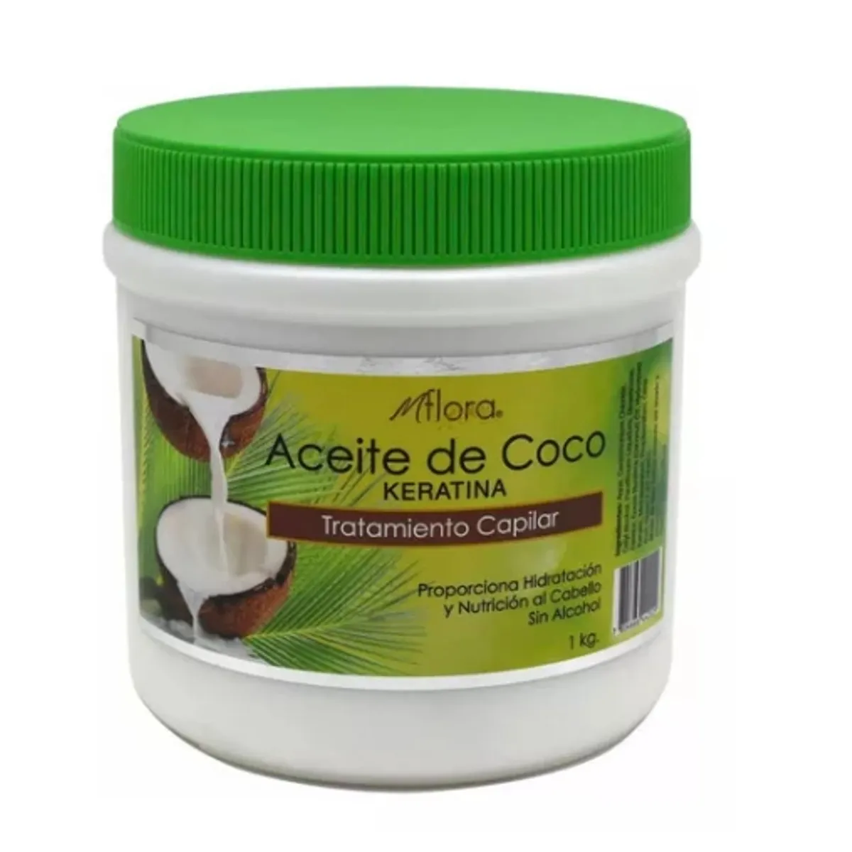 GENERICO - Flora® Crema Keratina De Coco 1 Kilo