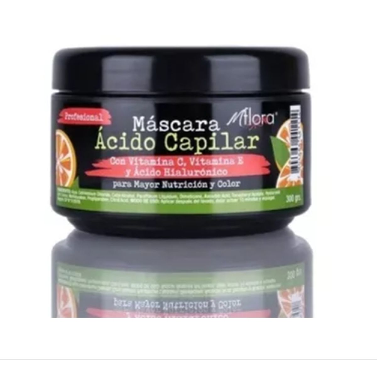 GENERICO - Crema Capilar Con Vitamina C E Acido Hialuronico 300g Flora