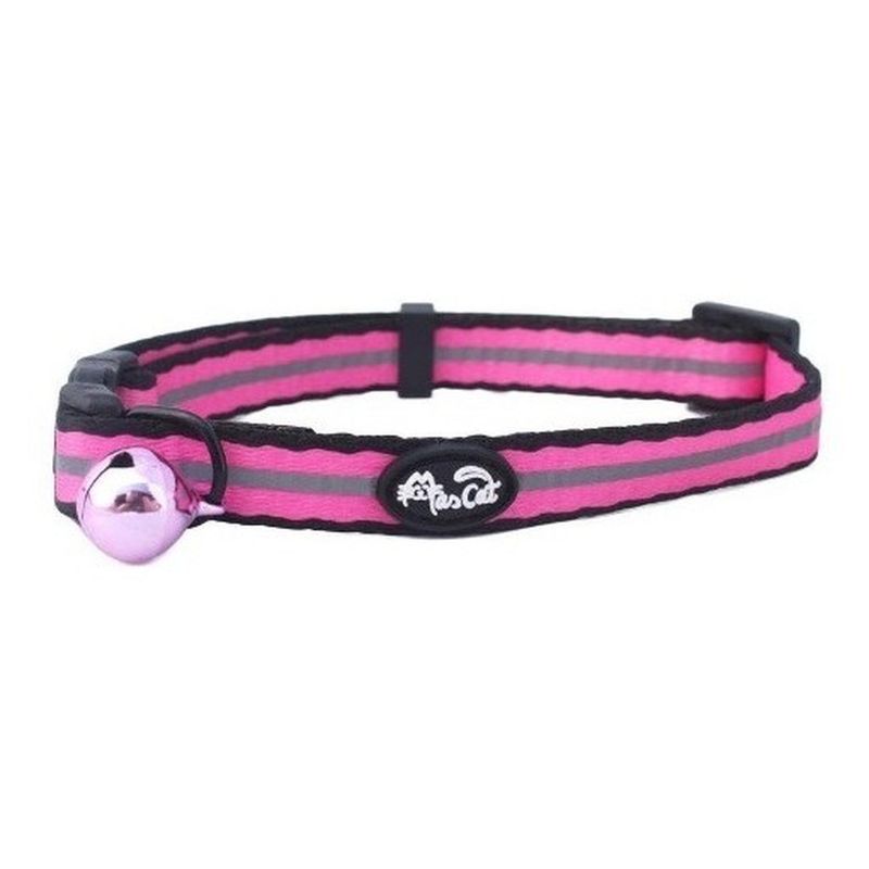 MASCAN - Collar Reflectante Fucsia Para Gato Mascan