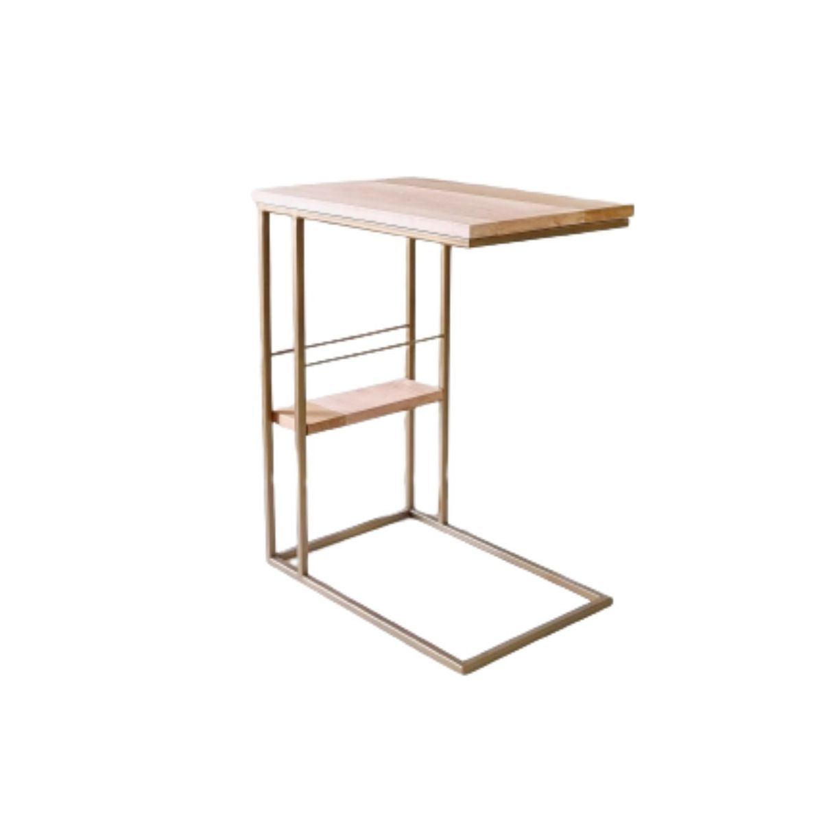 GENERICO - Mesa lateral MLF03 Base Dorada