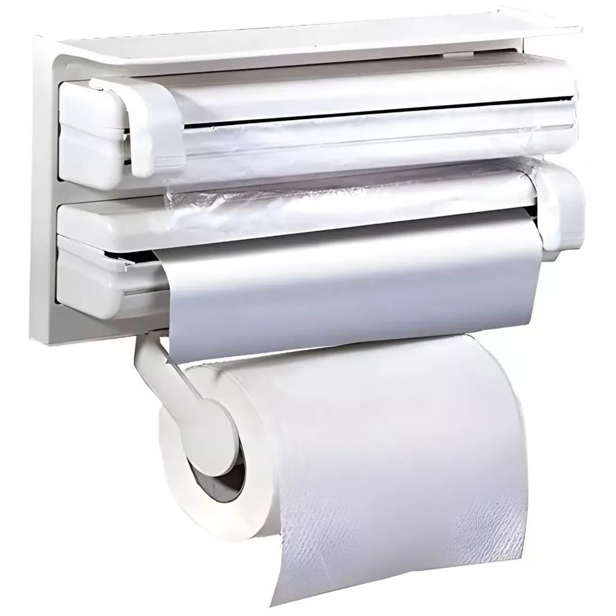 IRM - Dispensador Film Triple Para Cocina Porta Nova Porta Papel Aluminio