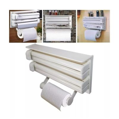 Imagen 2 del producto Dispensador Film Triple Para Cocina Porta Nova Porta Papel Aluminio