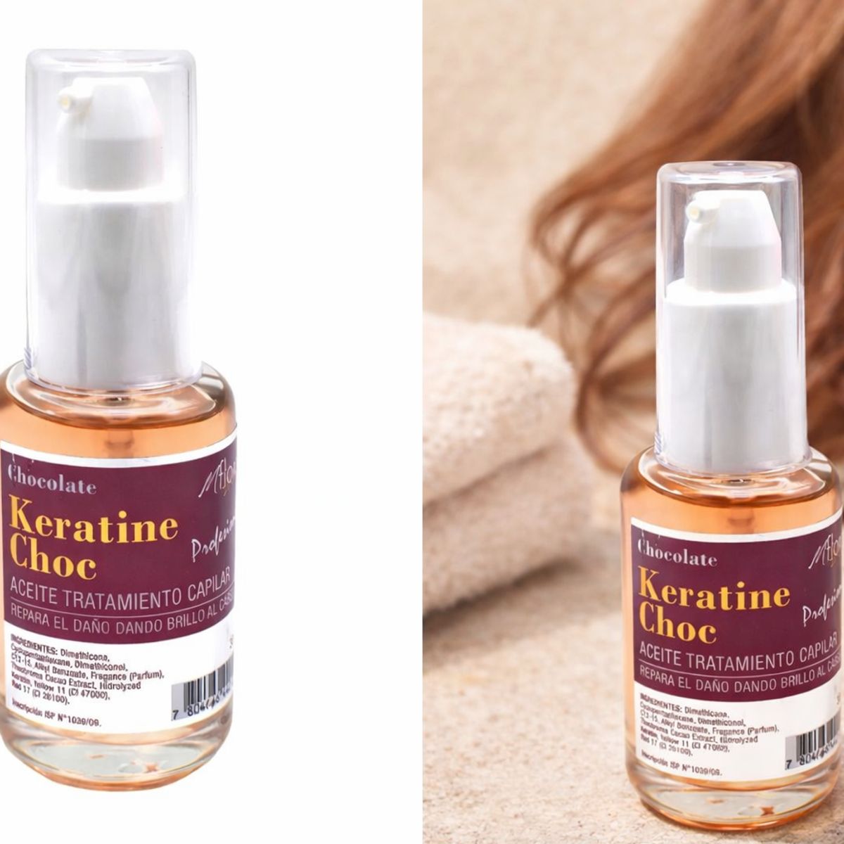 MFLORA - Pack X 2 Aceite Capilar De Chocolate 30ml