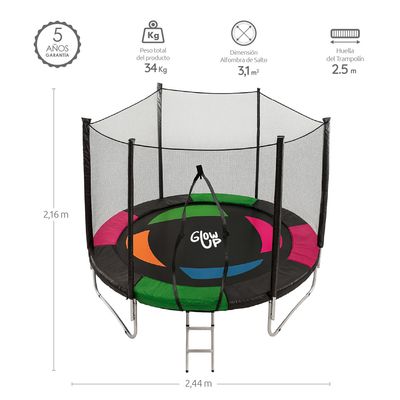 Imagen 2 del producto Cama elástica 8ft 2,44 mt Edición ltda
