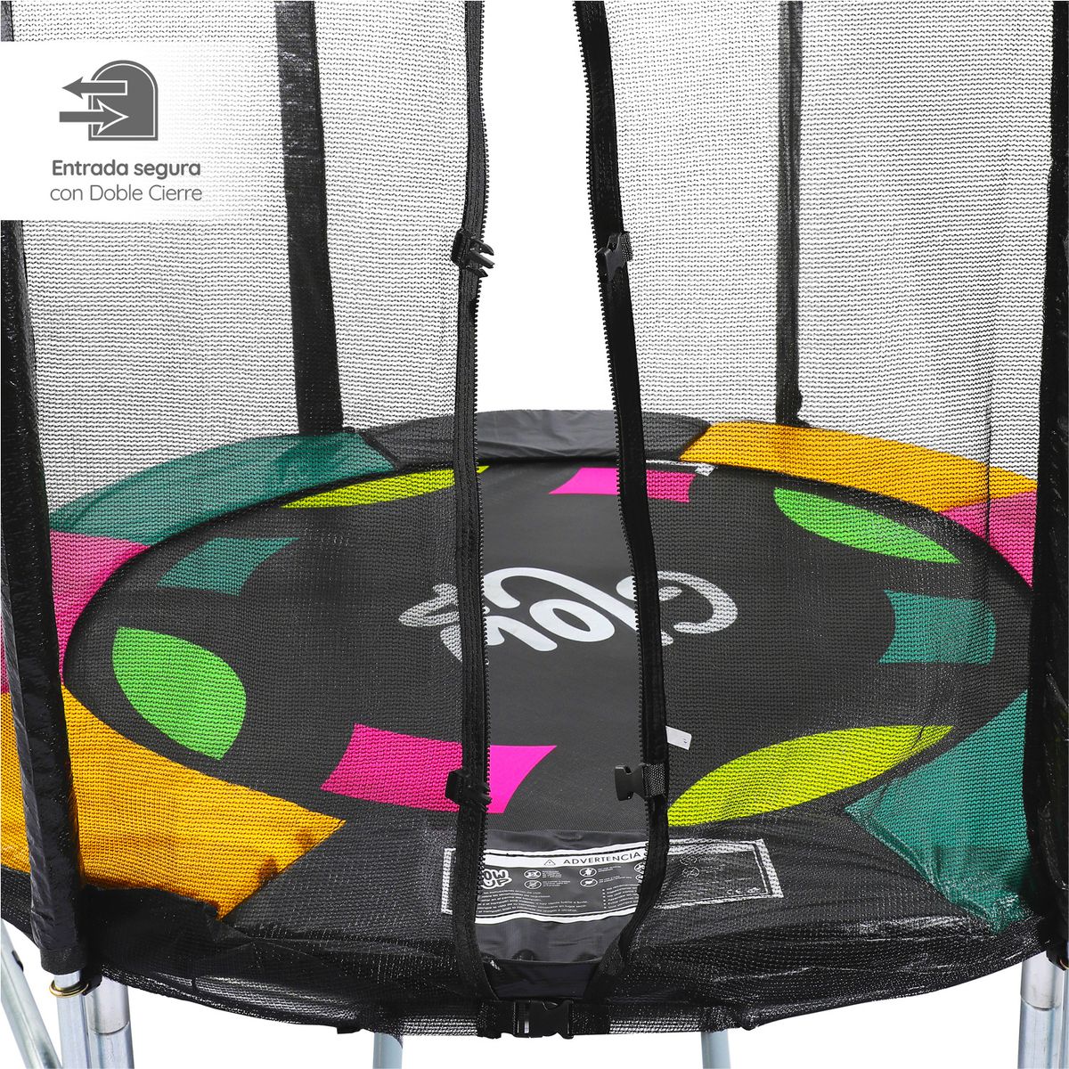 GLOWUP - Cama elástica 1,83 mt 6ft Edición Exclusiva Glowup