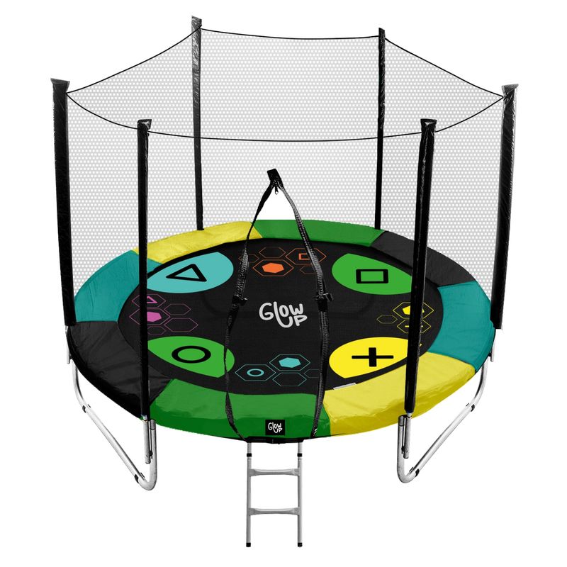 GLOWUP - Cama elástica Glowup 2,44 mt 8ft Edición Exclusiva F