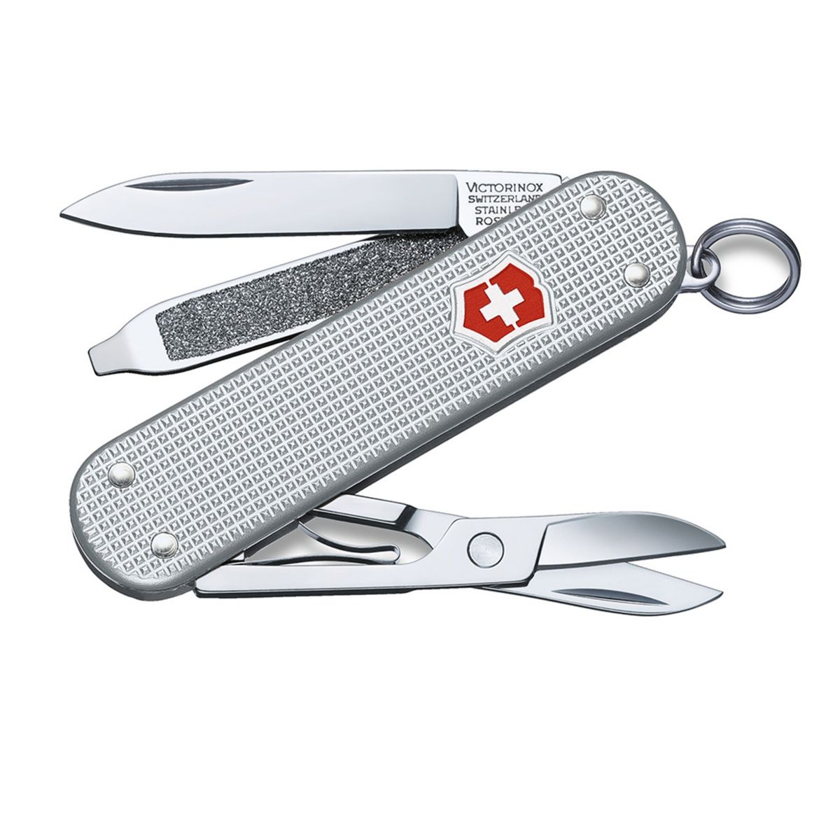 VICTORINOX - Navaja Classic Alox color Plata Victorinox