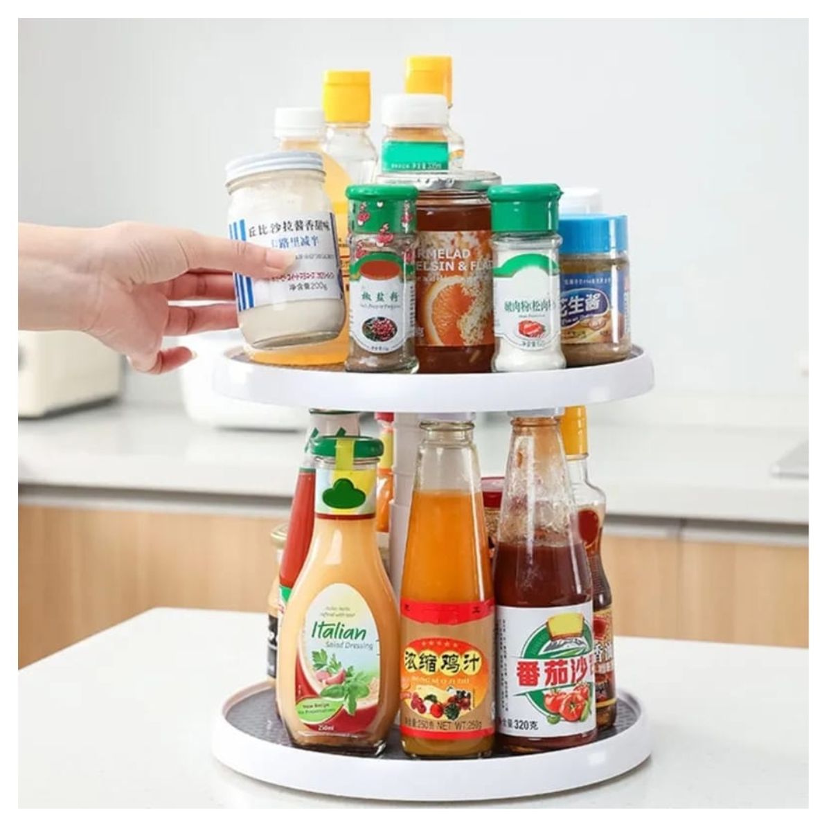 GENERICO - ORGANIZADOR BANDEJA DE ALMACENAMIENTO GIRATORIA