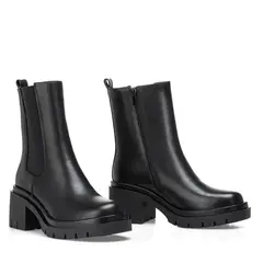 WEIDE - Botin Mujer Clara Negro
