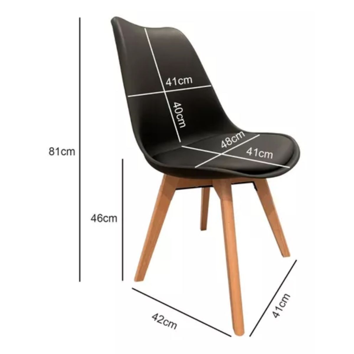 GENERICO - Silla Gris Felpa TerciopeloTulip