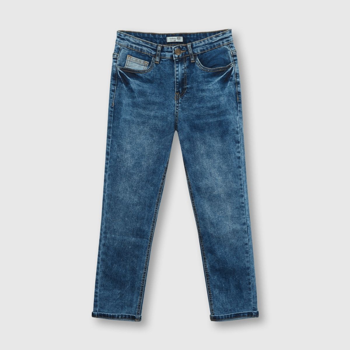 COLLOKY - Jeans de niño straight azul (2 a 12 años)