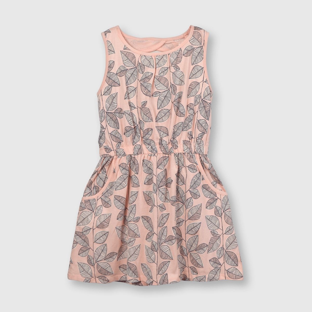 COLLOKY - Vestido de niña playa rosado (2 a 12 años)