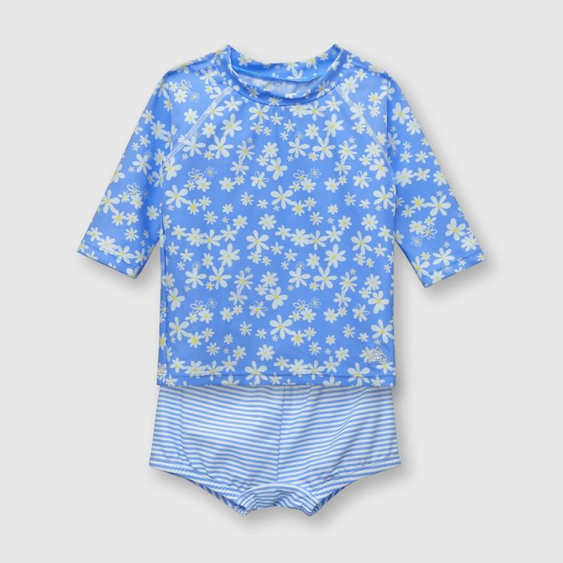 COLLOKY - Tankini de bebé niña con filtro UV azul (3 a 36 meses)