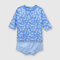 COLLOKY - Tankini de bebé niña con filtro UV azul (3 a 36 meses)
