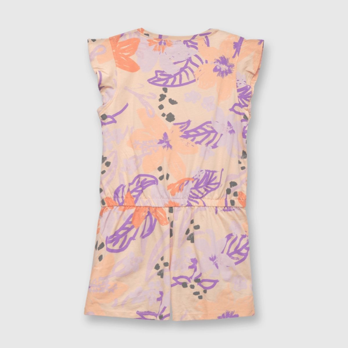 COLLOKY - Entero de niña estampado damasco (2 a 12 años)