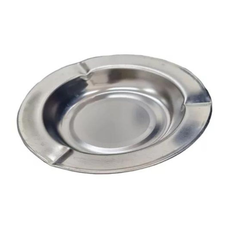 EKOI - Cenicero Metálico Acero Inoxidable 9 Cm