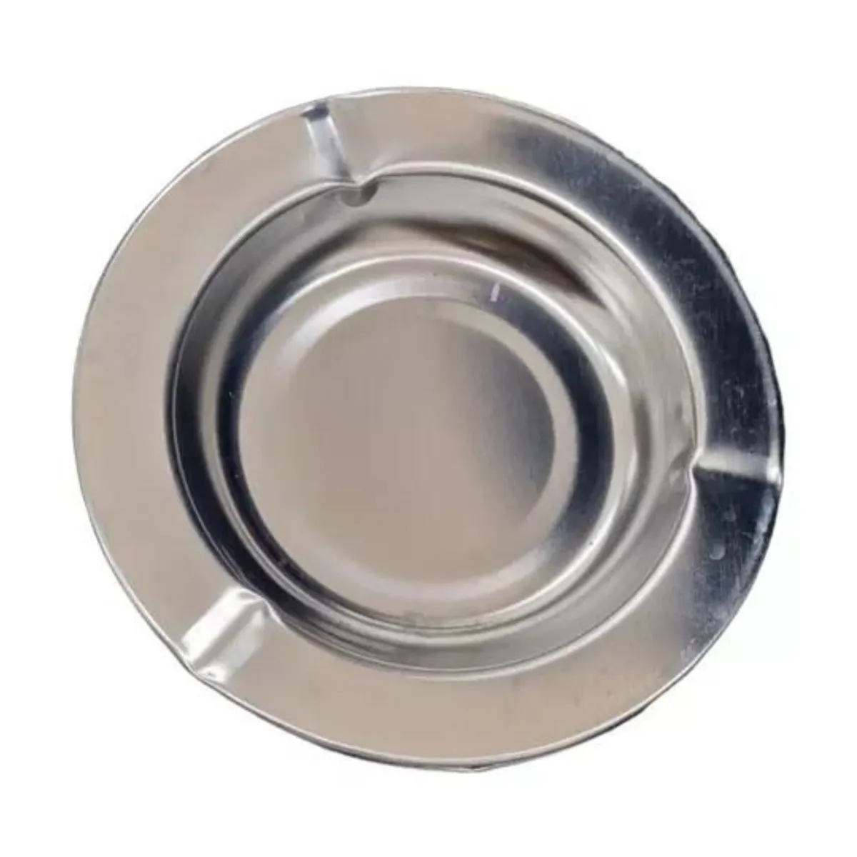 EKOI - Cenicero Metálico Acero Inoxidable 9 Cm