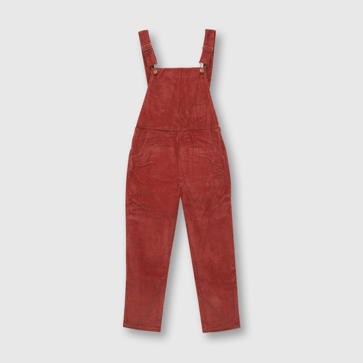 COLLOKY - Jardinera de niña de cotele rojo (2 a 12 años)
