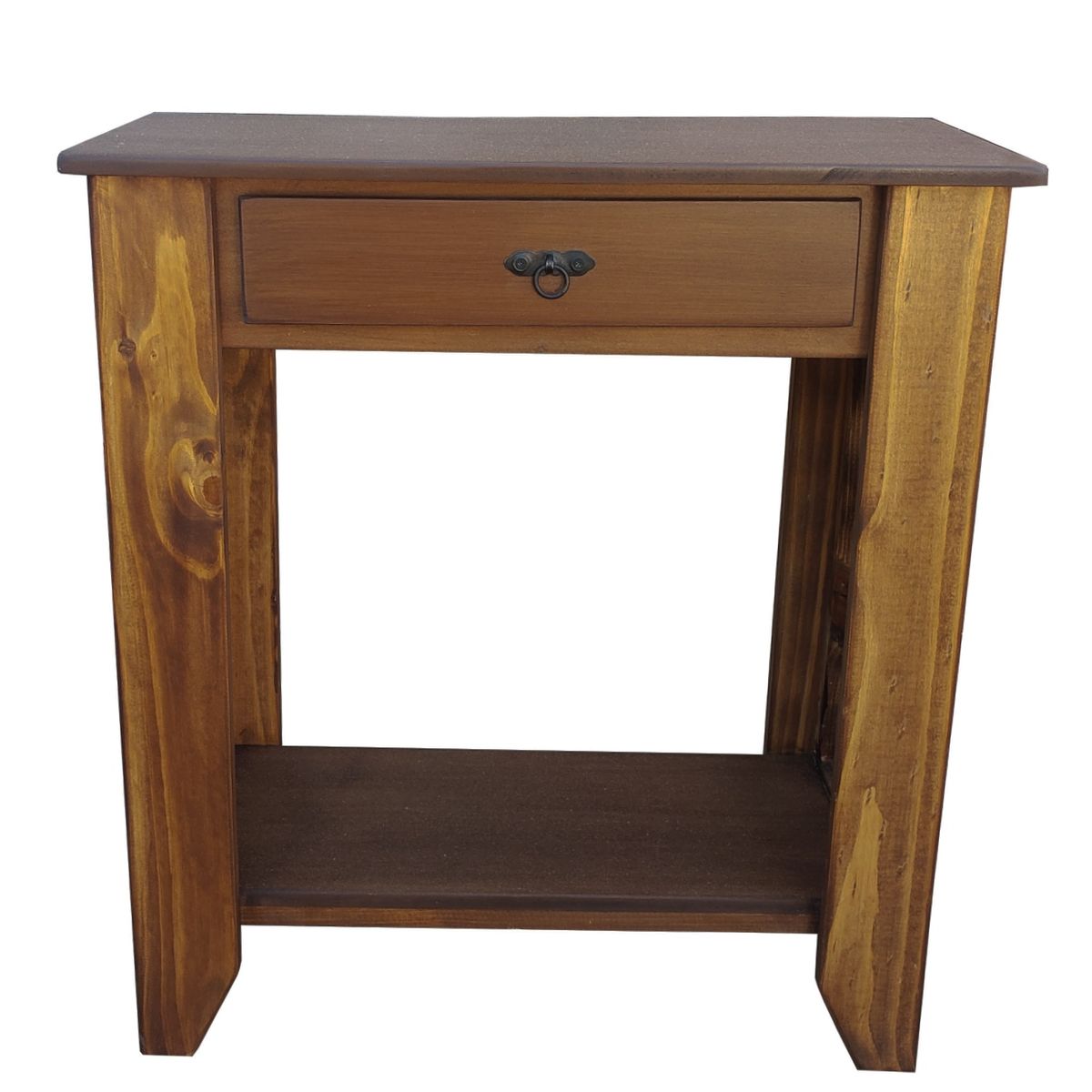 MARFELD MUEBLES - Mesa de arrimo calado cafe