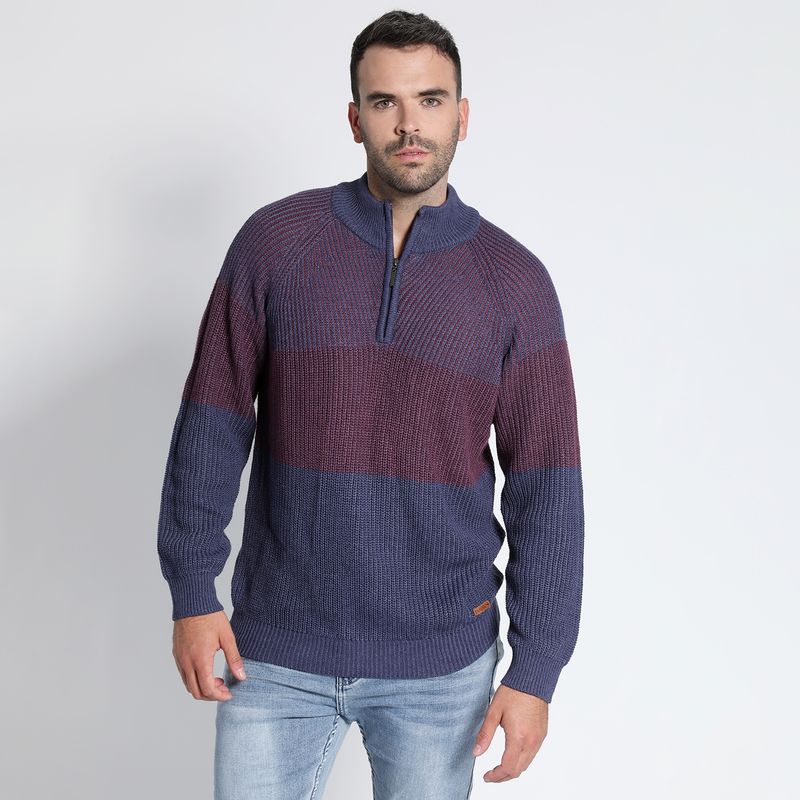 POTROS - SWEATER RAYAS BICOLOR POTROS