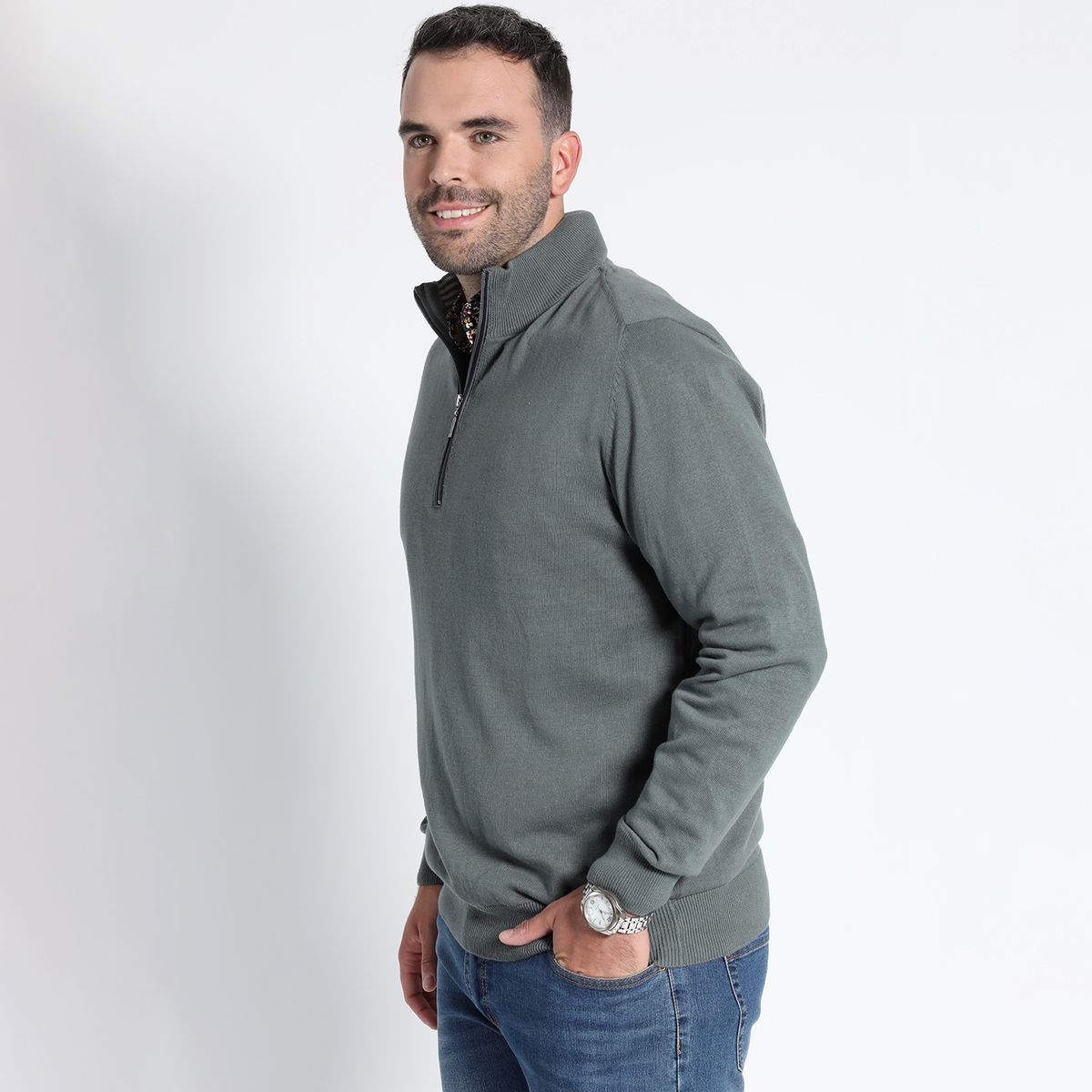 POTROS - SWEATER HALF ZIPPER POTROS
