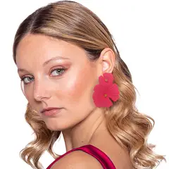 MARIA PASKARO - Aros Magnolia Fucsia María Paskaro