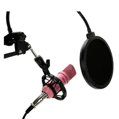 PHILCO - Kit Studio Micrófono C Soporte Pop Stand