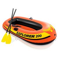 Bote Inflable Explorer 200 Set Capacidad 95 Kg + Remos + Inflador