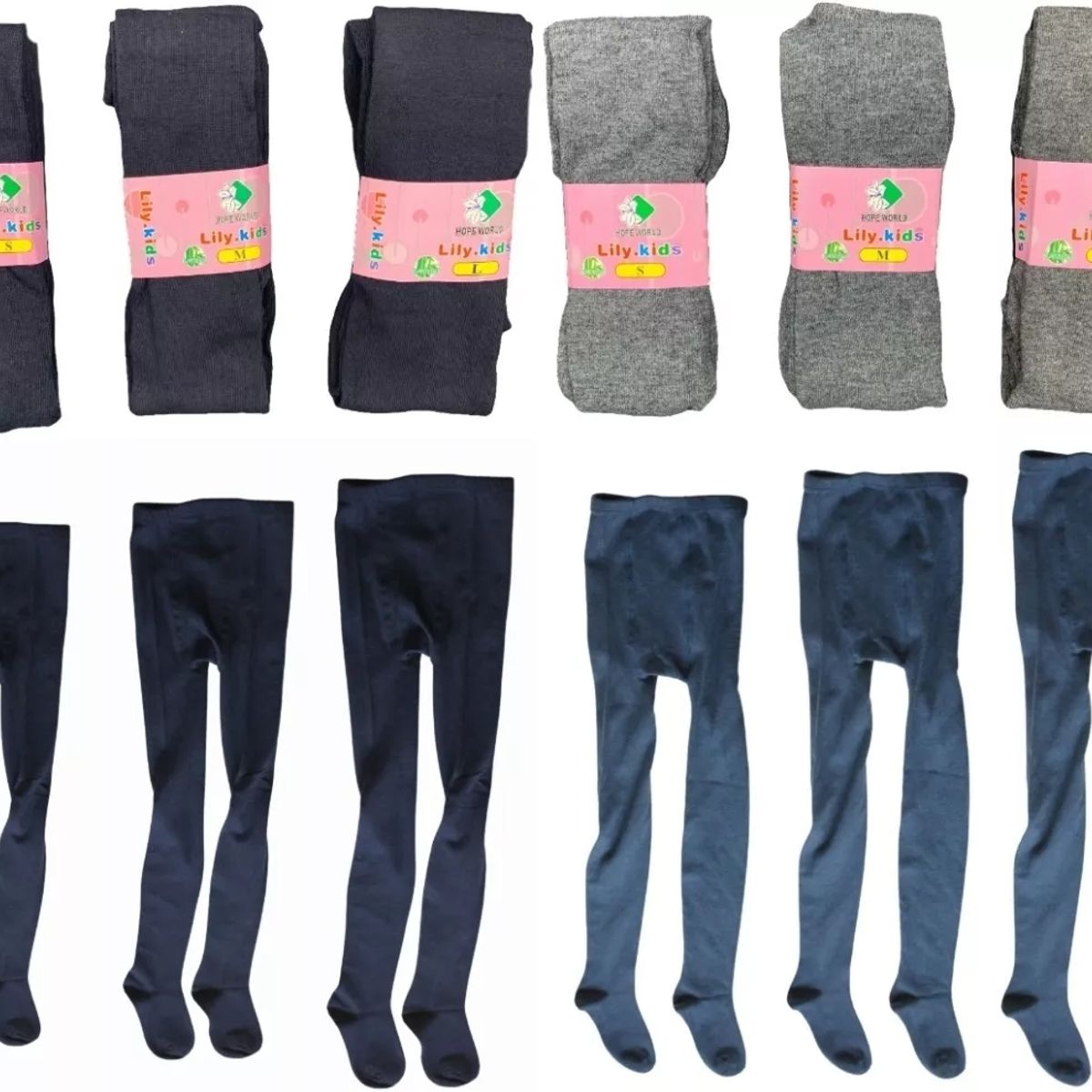 EVERSO - Pack 6 Pantys De Niño Algodón Con Lisas.