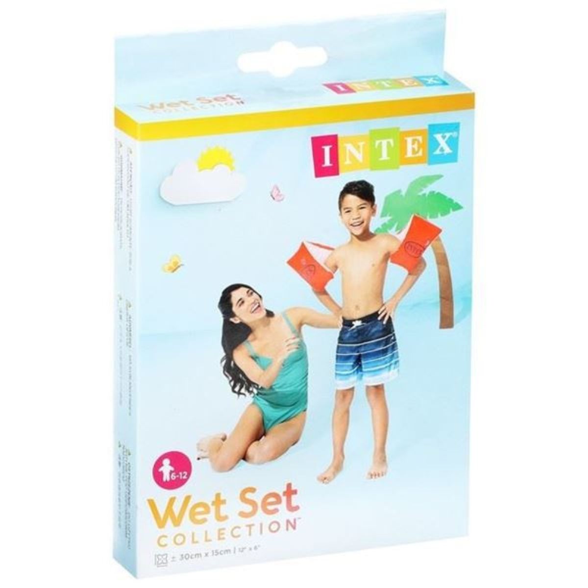 INTEX - Alitas Inflables Niño Capacidad 60 Kg Deluxe Arm Bands