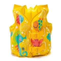 INTEX - Flotador Inflable Bebé Chaleco Tropical Capacidad 23 Kg Tropical Buddies