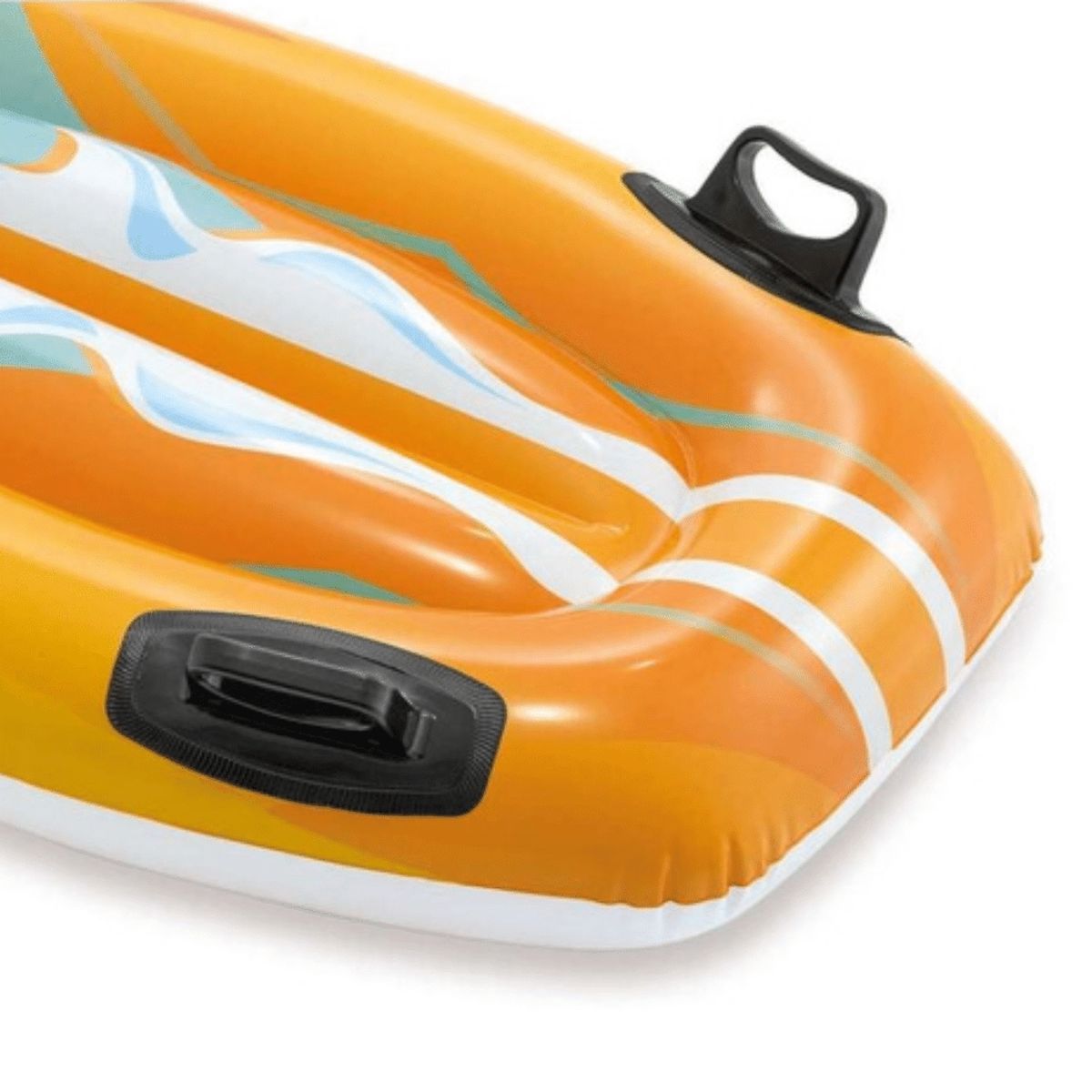 INTEX - Flotador Inflable Mat Tabla De Body 112x62 Cm Joy Riders Naranja