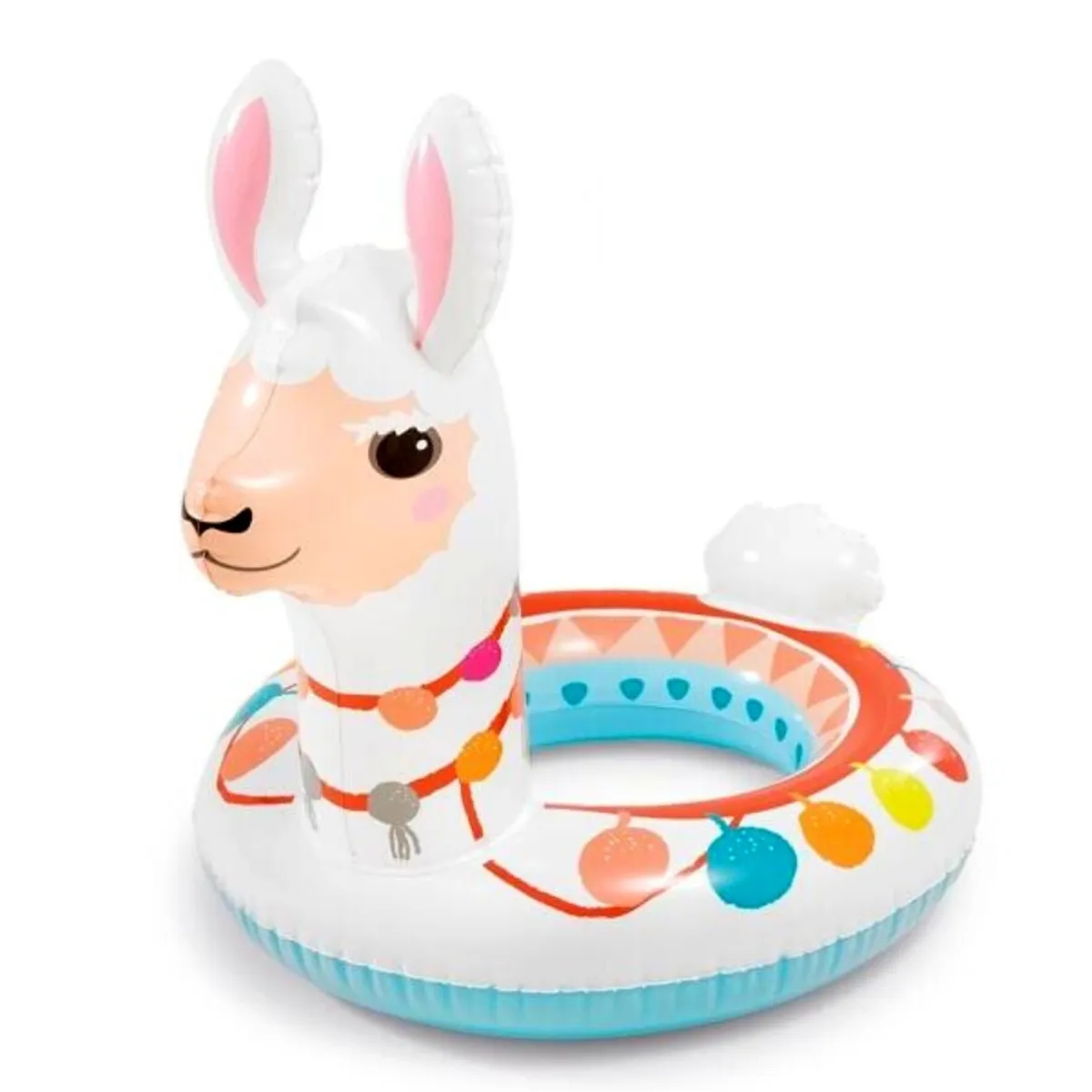 INTEX - Flotador Inflable Redondo Llama 58 Cm Big Animal Ring