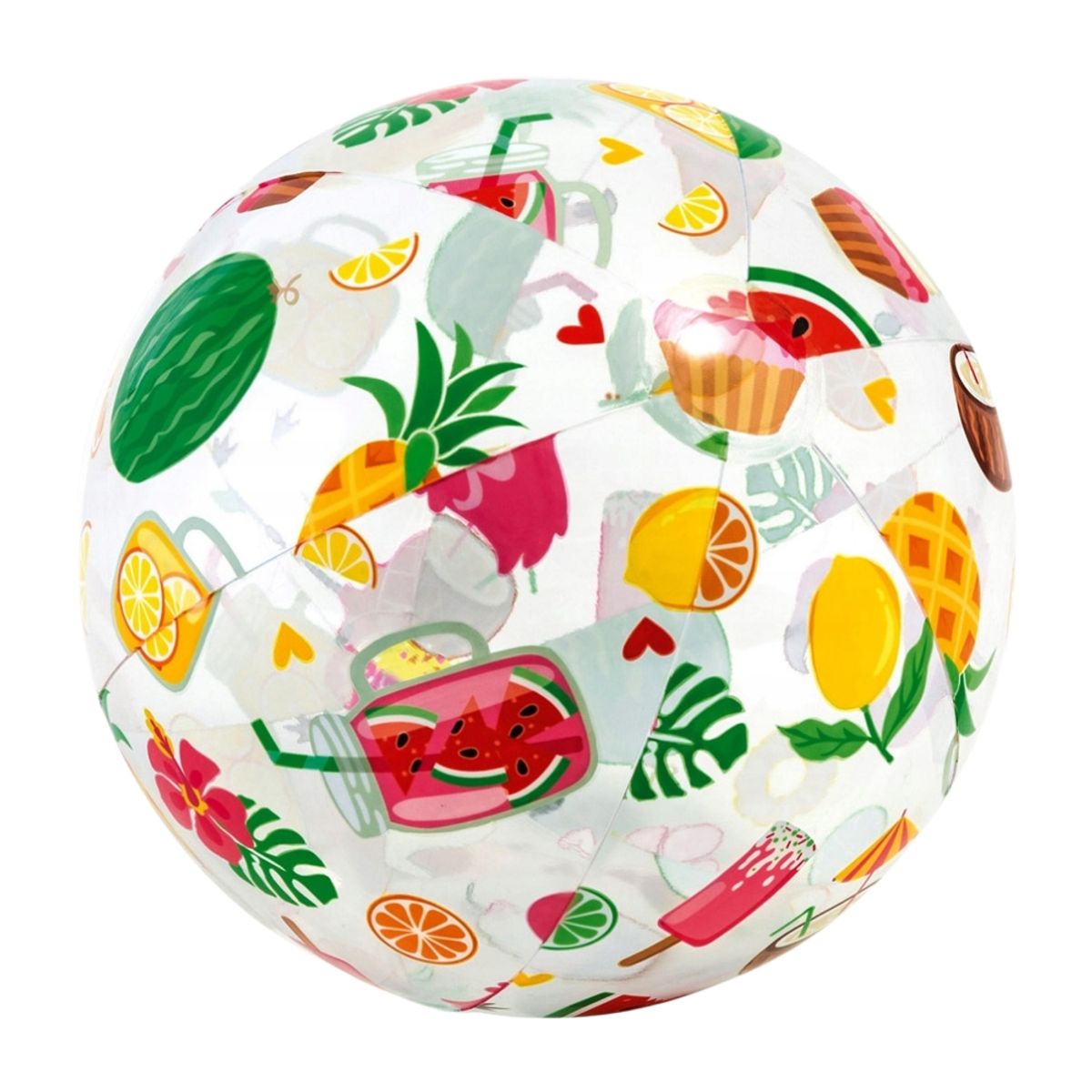 INTEX - Pelota Inflable Tropical 51 Cm Lively Print Ball