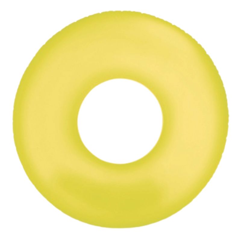 INTEX - Flotador Inflable Redondo 91 Cm Neon Frost Tube Amarillo