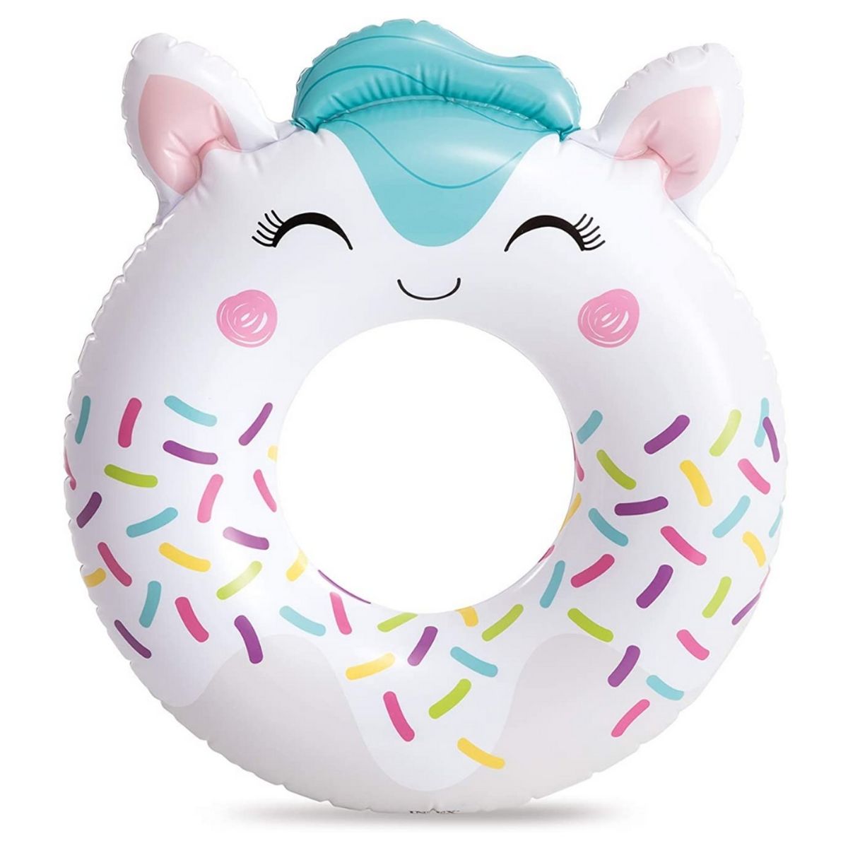 INTEX - Flotador Inflable Redondo Gatito 76 Cm Cute Animal