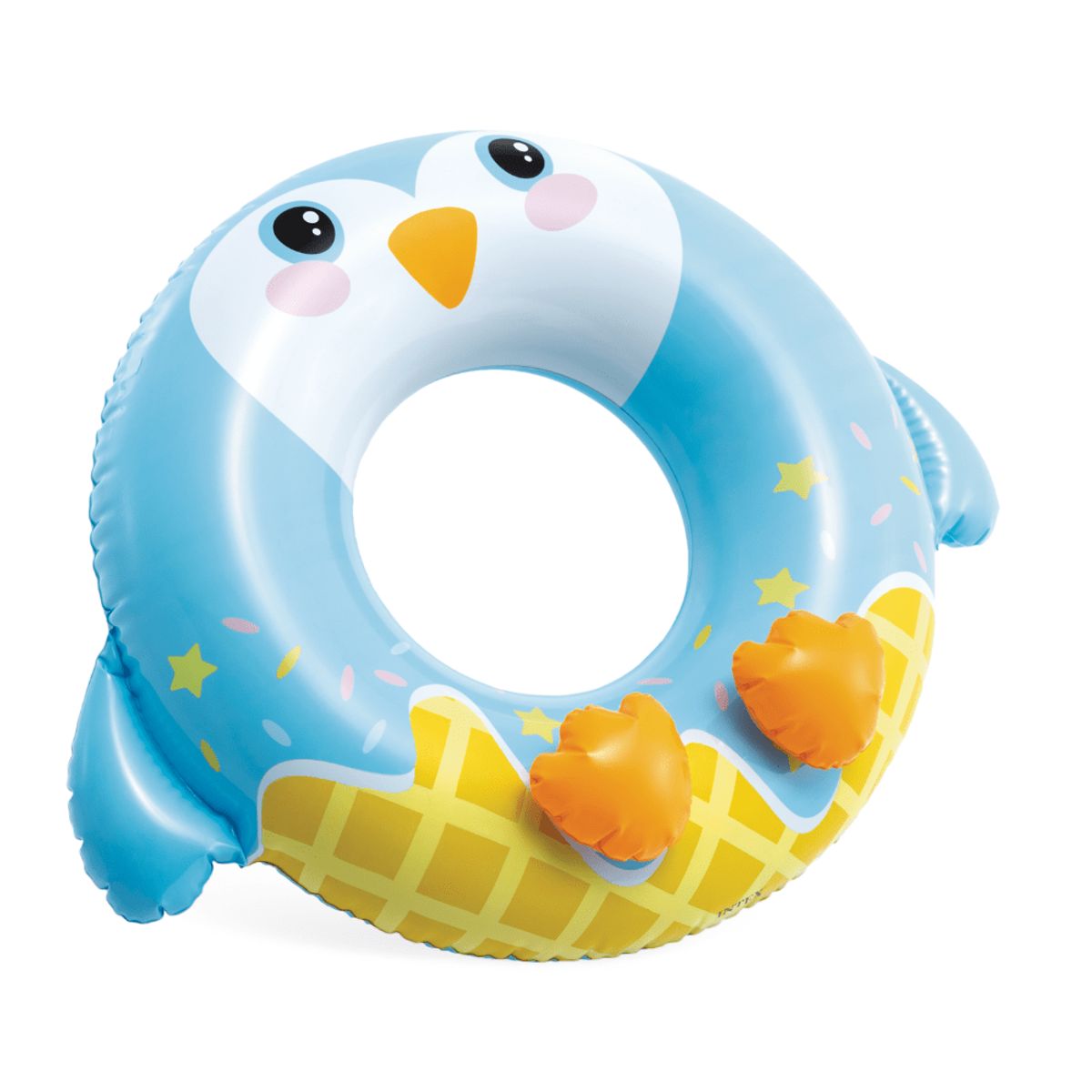 INTEX - Flotador Inflable Redondo Intex Pingüino 76 Cm